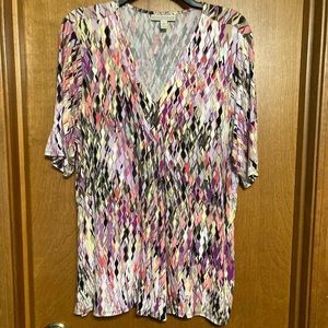 2 for 1 deal -* Dana Buchman v-neck mid-sleeve tunic LIKE NEW XL